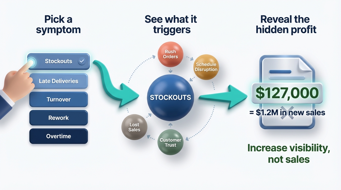 What comes next after identifying hidden profit