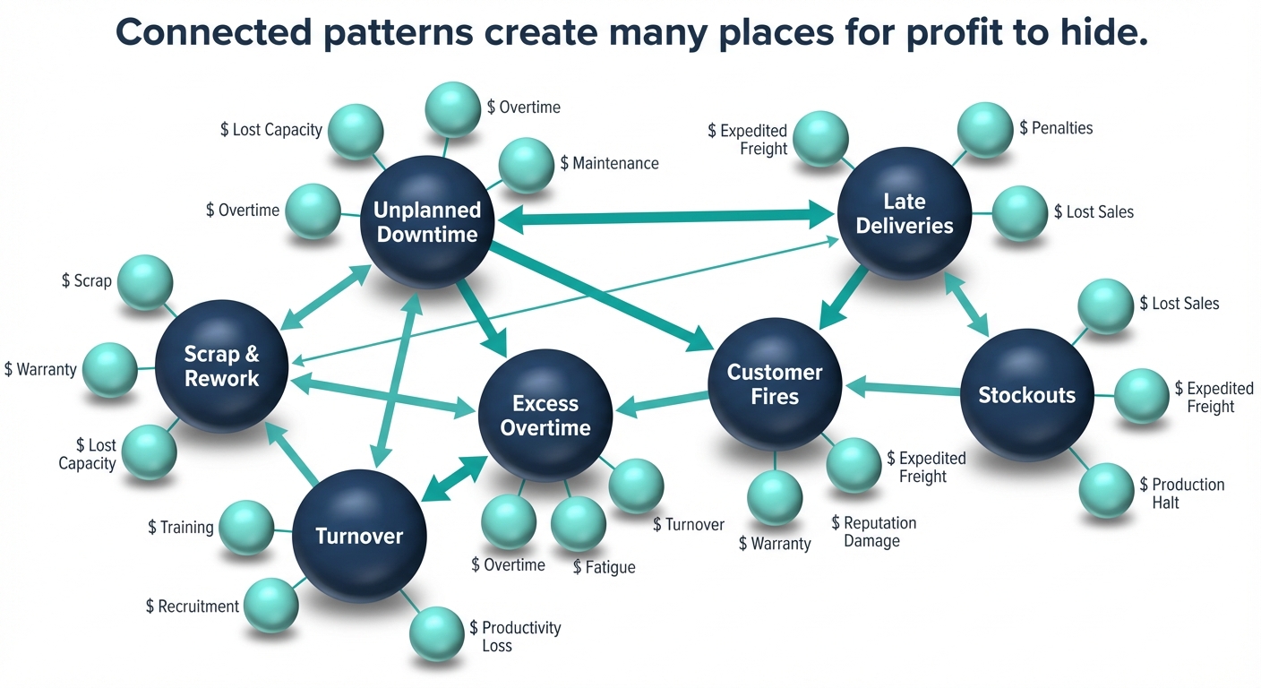 Why cash visibility problems happen in manufacturing operations